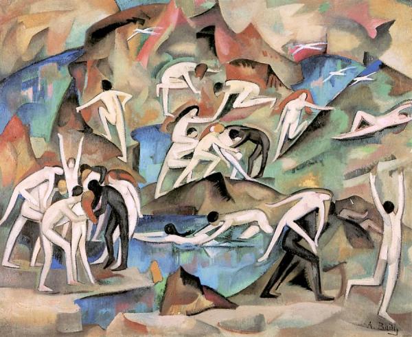 Bacchanale Among The Rocks by Alice Bailly