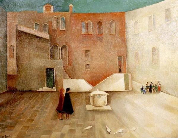 Courtyard Interior by Alice Bailly