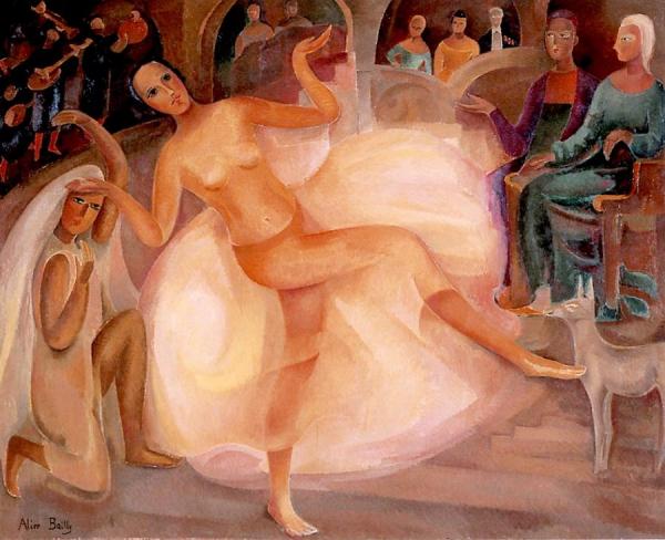 Dancer At The Palais by Alice Bailly Oil Painting Reproductions