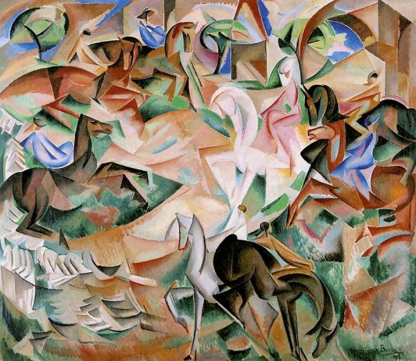Equestrian Fantasy With Pink Lady by Alice Bailly