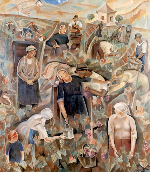Land Of The Vineyards by Alice Bailly