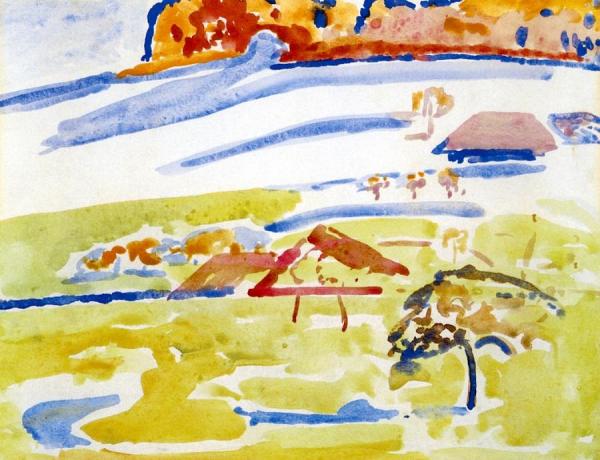 Landscape (ursenbach) by Alice Bailly