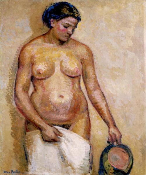 Nude With A Pitcher by Alice Bailly