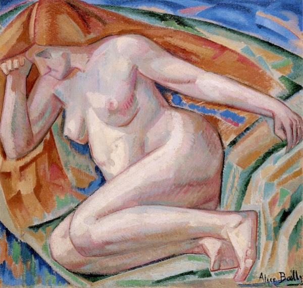 Nude With Red Hair by Alice Bailly
