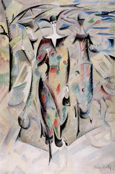 Portrait Of Madame Hodler by Alice Bailly