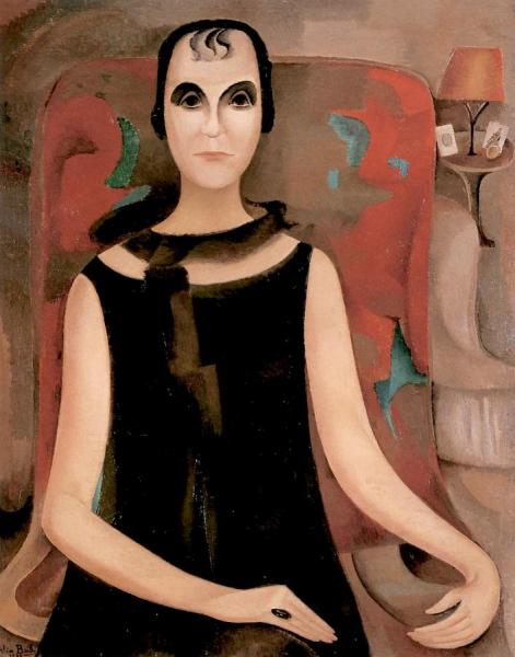 Portrait Of Mlle. Madeleine De Cérenville by Alice Bailly