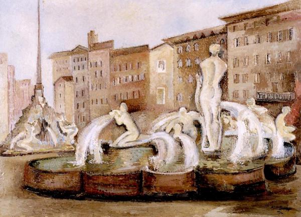 Rome Fountain No. 3 by Alice Bailly