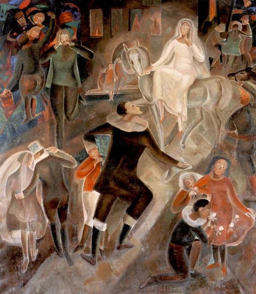 The Strange Party (3rd Version), Hommage To Alain-fournier by Alice Bailly