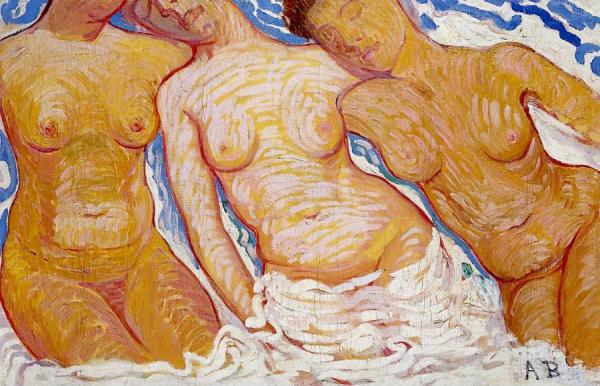 Three Female Torsos by Alice Bailly