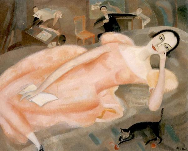Vacation (portrait Of Wilma Toosbuy) by Alice Bailly