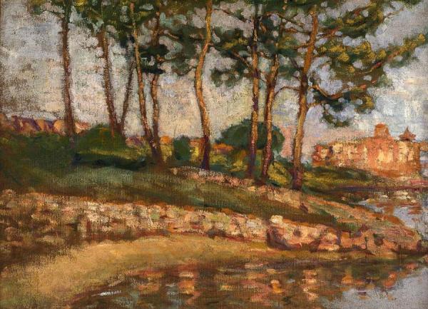 In Southern France by Alice Pike Barney Oil Painting Reproductions