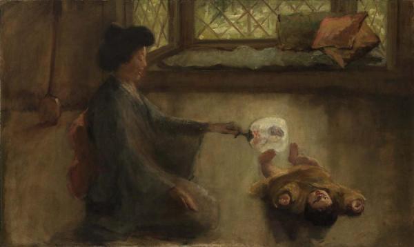 Japanese Lullaby by Alice Pike Barney Oil Painting Reproductions