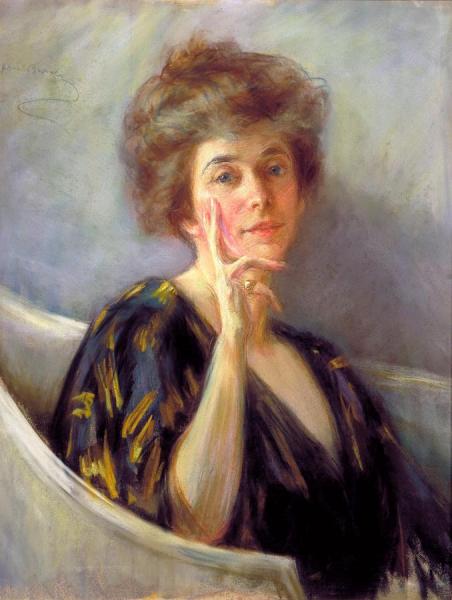 Self-portrait In Repose by Alice Pike Barney
