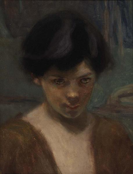 Study Head Of A Boy by Alice Pike Barney