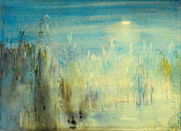 Moon In The Mist by Alice Ravenel Huger Smith