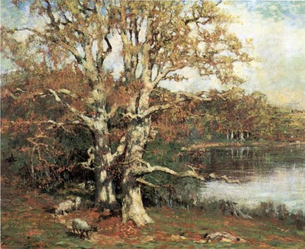 Pasture Oaks by Allen Butler Talcott