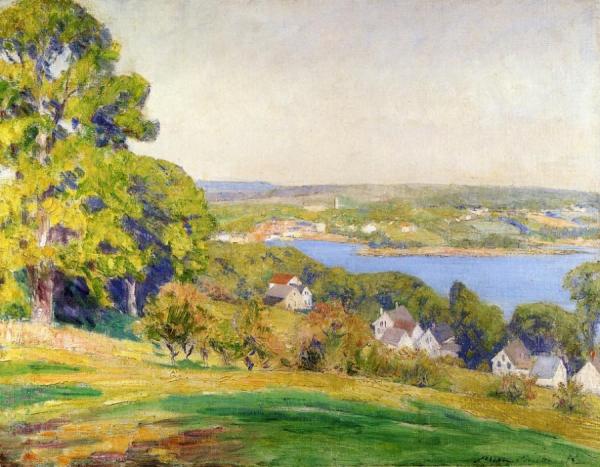 View Of Damariscotta River, Maine by Allen Erskine Philbrick