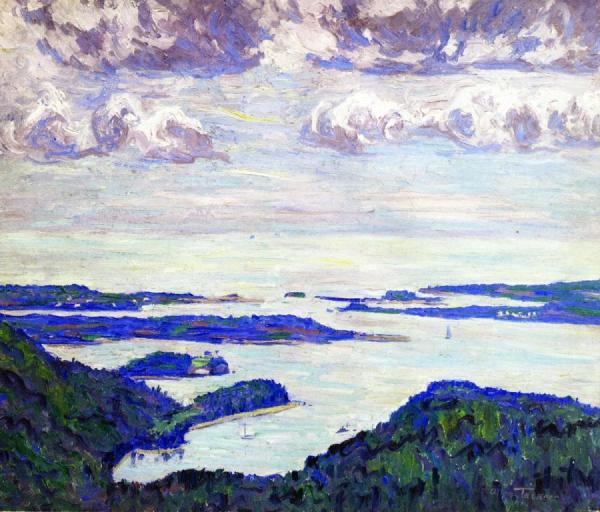 Mount Desert Island, Maine by Allen Tucker Oil Painting Reproductions