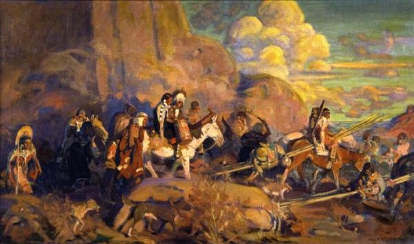 Jicarilla Apaches by Allen Tupper True