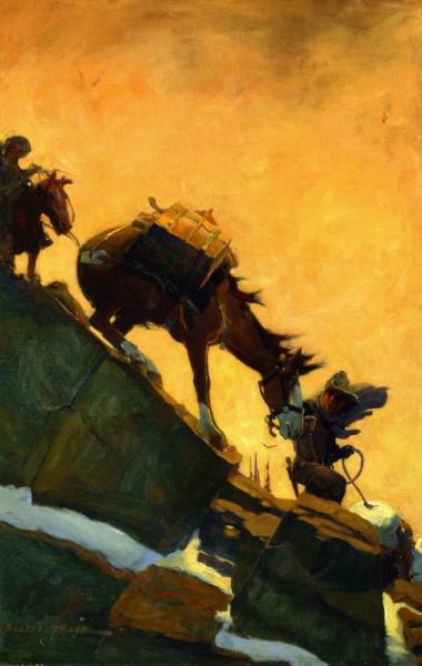 Mountain Pony Has The Climbing Ability Of The Goat by Allen Tupper True