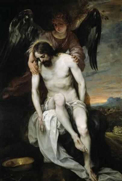 Alonso Cano The Dead Christ Supported By An Angel
