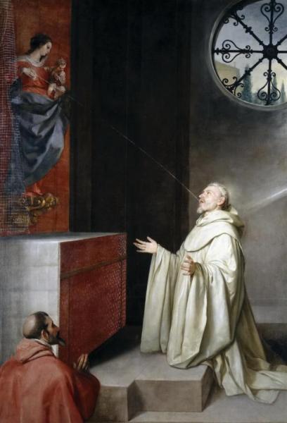 Alonso Cano The Vision Of St Bernard