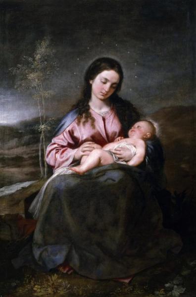 Alonso Cano Virgin And Child