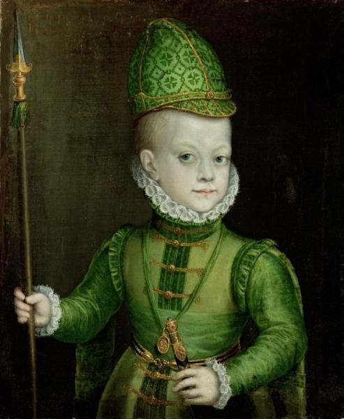 The Infant Don Felipe by Alonso Sanchez Coello