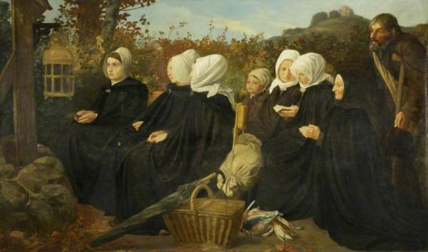 The Pilgrimage by Alphonse Legros
