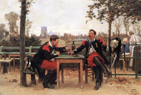 The Commander's Feast by Alphonse Marie De Neuville