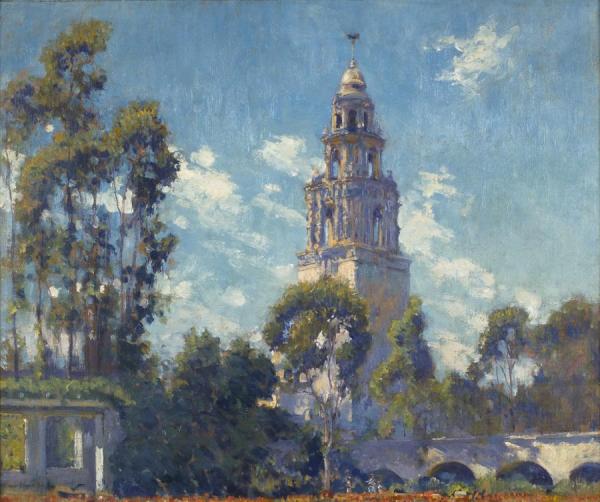 Alcazar Tower by Alson Skinner Clark Oil Painting Reproductions