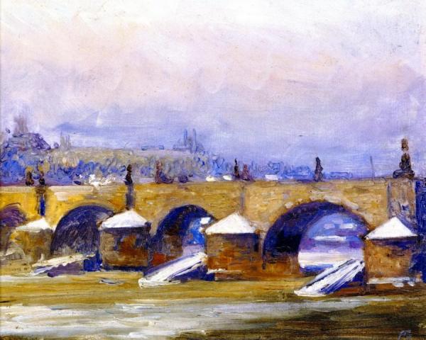 Charles Bridge, Prague by Alson Skinner Clark