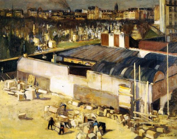 From Our Window, Paris by Alson Skinner Clark