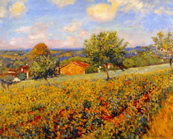 Hillside, Giverny by Alson Skinner Clark