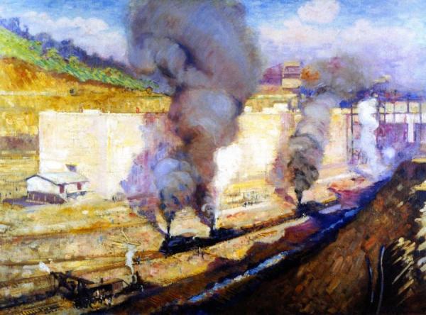 In The Lock, Miraflores by Alson Skinner Clark