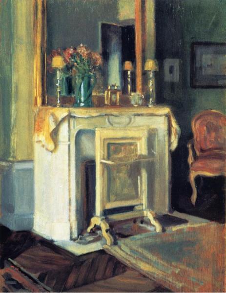 Interior Of Our Apartment, 6 Rue Victor Considerant by Alson Skinner Clark