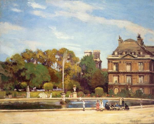 Alson Skinner Clark Luxembourg Gardens Pond, Paris