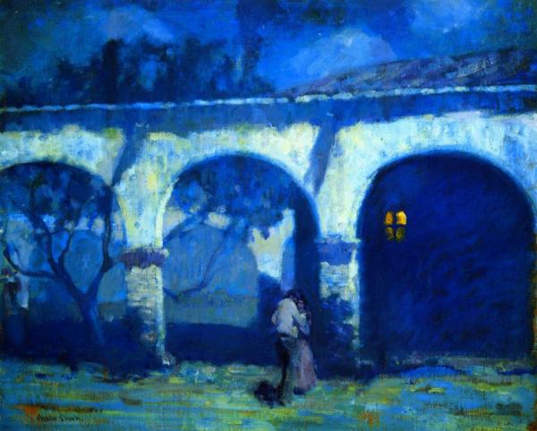 Moonlight In The Mission by Alson Skinner Clark