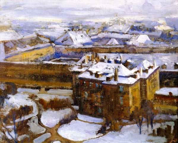 Over The City, Prague by Alson Skinner Clark