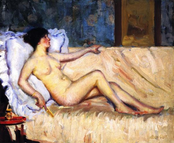 Reclining Nude by Alson Skinner Clark