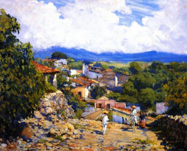 Road To Cortes, Cuernavaca by Alson Skinner Clark