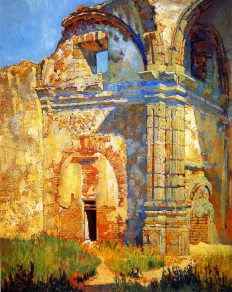 Ruins Of San Juan Capistrano by Alson Skinner Clark