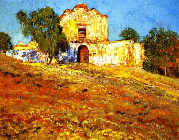 San Diego Mission by Alson Skinner Clark