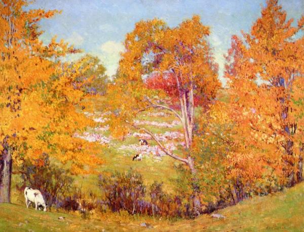 Shore By The Saint Lawrence by Alson Skinner Clark