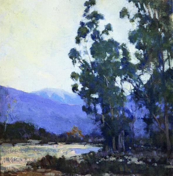 Trees Before The Arrayo by Alson Skinner Clark
