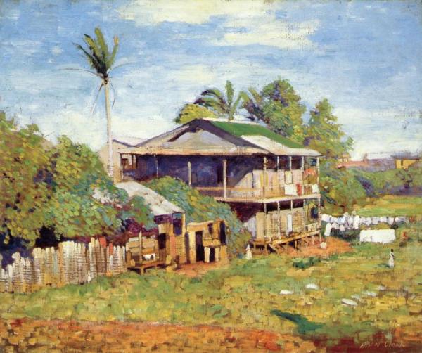 Washday, Panama City by Alson Skinner Clark