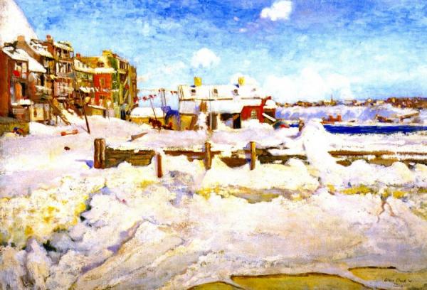 Winter In Quebec by Alson Skinner Clark