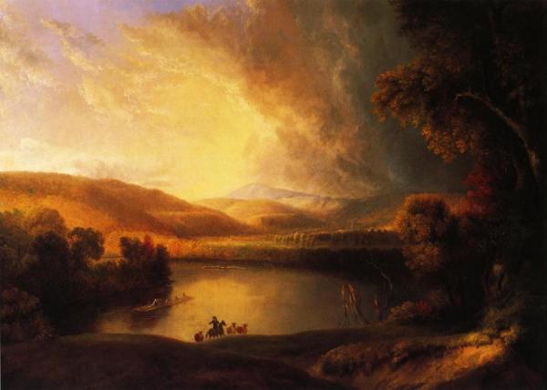 A Storm In The Valley by Alvan Fisher