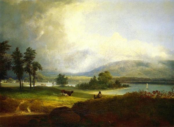 Hudson River Near West Point by Alvan Fisher