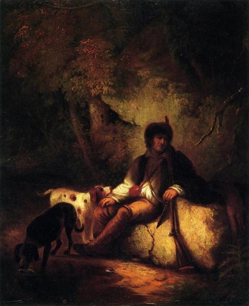 The Tired Hunter by Alvan Fisher